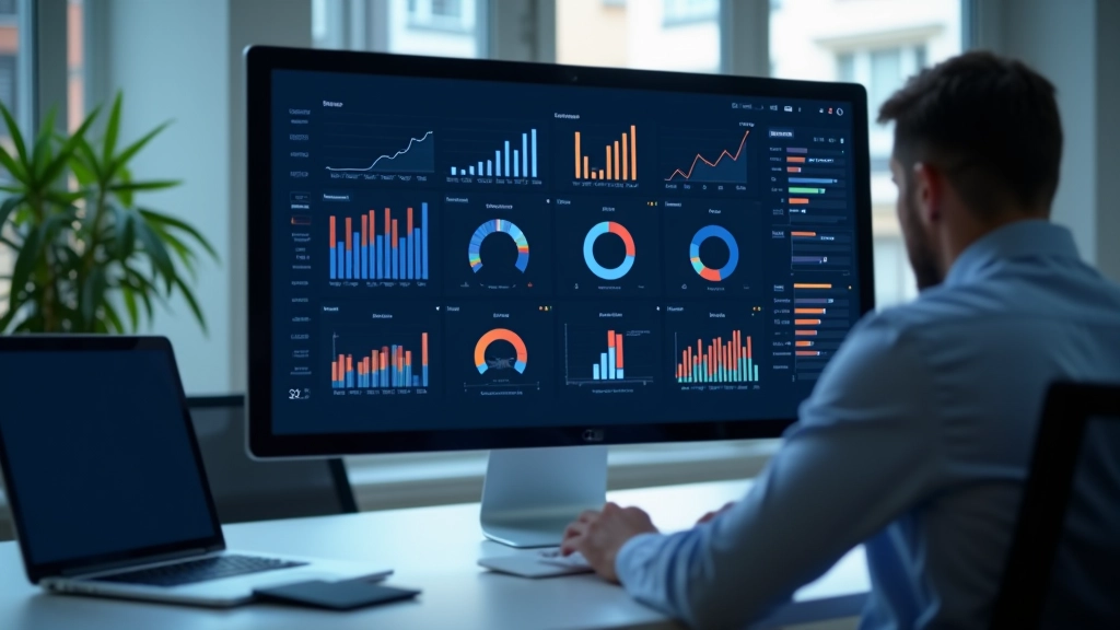 Tableau de bord analytique montrant les tendances d'inflation avec graphiques colorés et données en temps réel